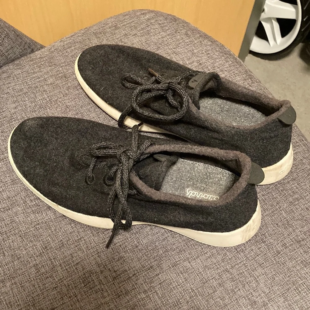 Womens Grey Allbirds Wool Runner W10 - Picture 2 of 8